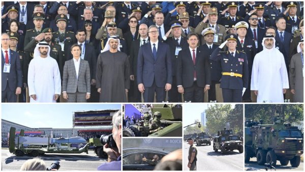 ВЕЛИЧАНСТВЕНА ВОЈНА ПАРАДА СНАГА ЈЕДИНСТВА Први пут приказана нова беспилотна летелица Хермес 900 и ракетни ситем Пулс домета до 300 км! ВЕЛИЧАНСТВЕНА ВОЈНА ПАРАДА СНАГА ЈЕДИНСТВА Први пут приказана нова беспилотна летелица Хермес 900 и ракетни ситем Пулс домета до 300 км!