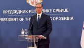ТАЧНО У 10 ЧАСОВА: Вучић се обраћа јавности у недељу поводом нових мера у корист грађана Србије ТАЧНО У 10 ЧАСОВА: Вучић се обраћа јавности у недељу поводом нових мера у корист грађана Србије