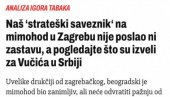 HRVATI OČAJNI: Makron i Francuska su pokazali ogromno poštovanje prema Vučiću i Srbiji, njima nisu poslali ni zastavu!