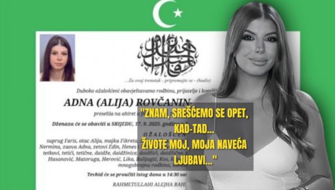 И НЕБЕСА ПЛАЧУ Потресан опроштај мужа од БиХ инфлуесерке - умрла 2 дана после свадбе: Знам, срешћемо се кад-тад