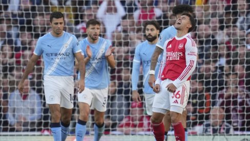KAKAV ŠOK NA MEČU ARSENAL - MANČESTER SITI! Gol za pamćenje, a tabela Premijer lige posle velikog derbija izgleda skroz neočekivano! (VIDEO)