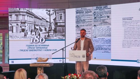 OBELEŽENO 180 GODINA SRPSKE ČITAONICE U NOVOM SADU: Gradska biblioteka nastavlja misiju svoje prethodnice