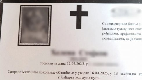 НАЈТУЖНИЈА УМРЛИЦА СРБИЈЕ Бака се опрашта од бебе (1) - пала низ степенице, мајка ухапшена (20): Нема више сунца, нема бела дана... НАЈТУЖНИЈА УМРЛИЦА СРБИЈЕ Бака се опрашта од бебе (1) - пала низ степенице, мајка ухапшена (20): Нема више сунца, нема бела дана...