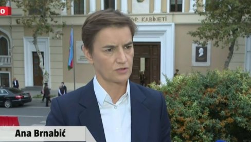 БРНАБИЋ СЕ ОБРАЋА ИЗ БАКУА: Током зиме договорене додатне количине гаса из Азербејџана (ВИДЕО)