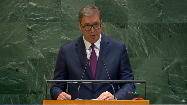 ЦЕО ВУЧИЋЕВ ГОВОР У УН: Председник Србије рекао све о стању на Косову и Метохији, сукобима у свету и страшним проблемима данашњице (ВИДЕО)