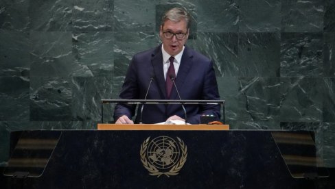 VUČIĆ UPOZORIO SVET NA LAŽI PROTIV REPUBLIKE SRPSKE: Balkan ne sme biti igralište za ambicije drugih VUČIĆ UPOZORIO SVET NA LAŽI PROTIV REPUBLIKE SRPSKE: Balkan ne sme biti igralište za ambicije drugih