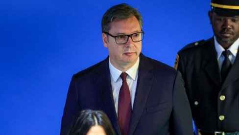 VUČIĆ SE SASTAO SA GUTEREŠOM U SEDIŠTU UN: Predsednik Srbije se upisao u knjigu počasnih gostiju