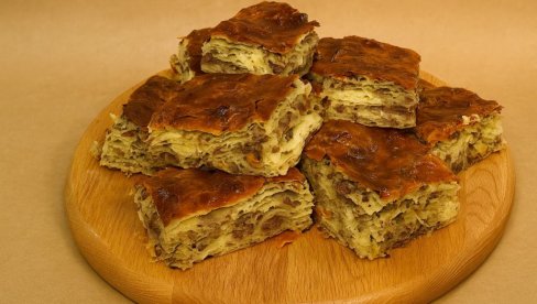 BOLJE I OD NAJUKUSNIJEG BUREKA: Pita sa mesom, pravi gurmanski specijalitet (RECEPT)