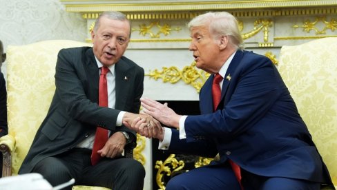 ТРАМП СА ЕРДОГАНОМ У БЕЛОЈ КУЋИ: Желим да престанете да купујете руску нафту