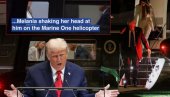 NAPETO - ŽUČNA SVAĐA TRAMPOVIH: Donald preti prstom Melaniji, njena reakcija - HIT (VIDEO)