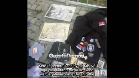 OTAC I SIN UHAPŠENI NA KOSOVU I METOHIJI: Krenuli iz manastira, a Albancima su zasmetale zastavice Srbije i grb jednog kluba