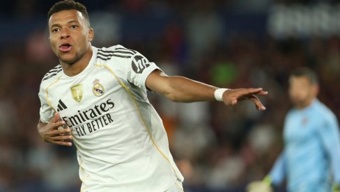 РЕАЛ ИЗВУКАО ЖИВУ ГЛАВУ ПРОТИВ РАЈА ВАЉЕКАНА: Килијан Мбапе из пенала у дубокој судијској надокнади донео победу краљевићима