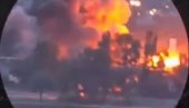 POLA GRADA BEZ STRUJE I VODE: Ruski tinejdžer u Belgorodu slučajno snimio kako termoelektrana nestaje u plamenu (VIDEO)