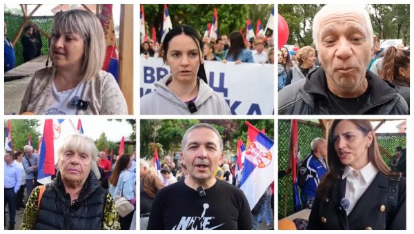 ВАЖНО ЈЕ ДА СЕ ЧУЈЕ И НАШ ГЛАС! Јасне поруке грађана против блокада - Желимо да живимо нормално! (ВИДЕО)