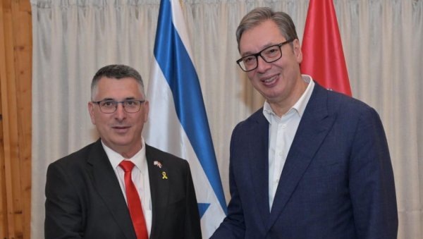 ВУЧИЋ ЈЕ ЈЕДАН ОД НАЈИМПРЕСИВНИХ ЛИДЕРА У ЕВРОПИ! Министар спољних послова Израела: Имао сам част да се данас састанем с њим (ФОТО)