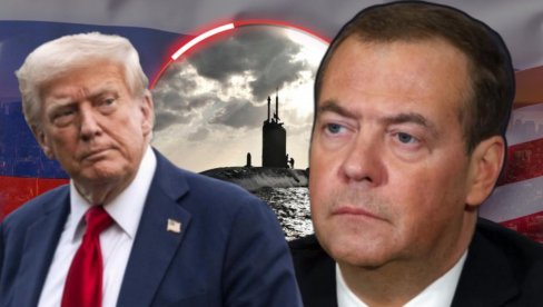 ON JE GLUPA OSOBA! Medvedev opet udario na Trampa: Mora da je dobro sakrio podmornice, teško je naći nešto čega nema (FOTO) ON JE GLUPA OSOBA! Medvedev opet udario na Trampa: Mora da je dobro sakrio podmornice, teško je naći nešto čega nema (FOTO)
