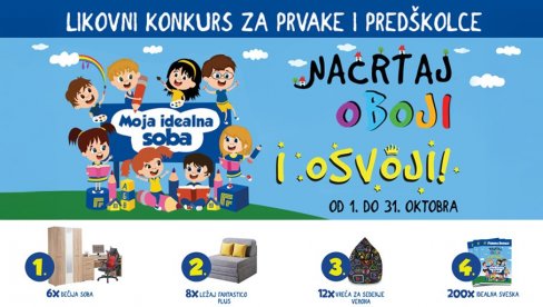 NAGRADNI LIKOVNI KONKURS „NACRTAJ, OBOJI I OSVOJI!“ NAGRADNI LIKOVNI KONKURS „NACRTAJ, OBOJI I OSVOJI!“