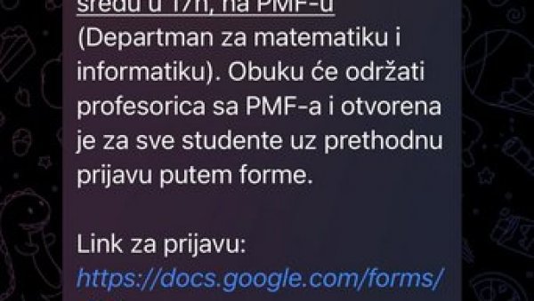 СКАНДАЛ: Блокадери лицемери обучавају контролоре за изборе, а тврде да нису од факултета направили политичку странку