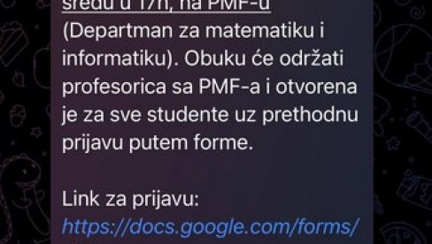SKANDAL: Blokaderi licemeri obučavaju kontrolore za izbore, a tvrde da nisu od fakulteta napravili političku stranku SKANDAL: Blokaderi licemeri obučavaju kontrolore za izbore, a tvrde da nisu od fakulteta napravili političku stranku
