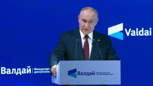 ПУТИН ГОВОРИ У ВАЛДАЈУ: Путин: Запад је пао на тесту апсолутне моћиУпутство за употребу мултиполарног света