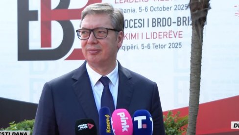 VUČIĆ IZ DRAČA: Ovde nema država, već se ide sa imenima, što je dobro nasleđe ovog procesa (VIDEO