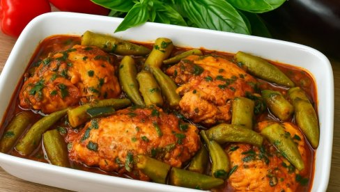 PILETINA SA ZELENOM BORANIJOM: Domaća čarolija u šerpi