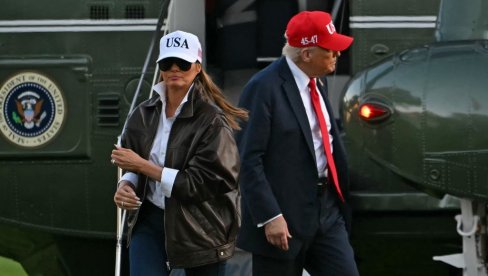 MELANIJA TRAMP U KOMBINACIJI KAKVU DO SAD NISMO VIDELI: Prva dama se inspirisala glumicom iz kultnog filma! (FOTO) MELANIJA TRAMP U KOMBINACIJI KAKVU DO SAD NISMO VIDELI: Prva dama se inspirisala glumicom iz kultnog filma! (FOTO)