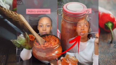 AFRIKANKA PROBALA AJVAR Reakcija je hit, Srbi se odmah oglasili: Uzmi hleb i sir! AFRIKANKA PROBALA AJVAR Reakcija je hit, Srbi se odmah oglasili: Uzmi hleb i sir!