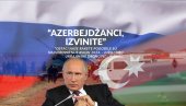 PUTIN: Azerbejdžanci, izvinite! Ostaci naših raketa najverovatnije pogodili avion 2024. kad je poginulo 38 ljudi, jurili 3 ukrajinska drona