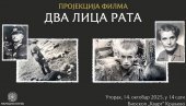 „DVA LICA RATA“: Povodom 14. oktobra projekcija dokumentarnog filma u Kraljevu