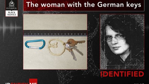 IDENTIFIKOVANA ŽENA S NEMAČKIM KLJUČEVIMA: Posle 21 godine rešena misterija (FOTO) IDENTIFIKOVANA ŽENA S NEMAČKIM KLJUČEVIMA: Posle 21 godine rešena misterija (FOTO)