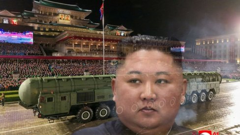 Kim DŽong Un na paradi prikazao novu NUKLEARNOG MONSTRUMA: Tvrdi - najmoćnija raketa do sada (FOTO/VIDEO)