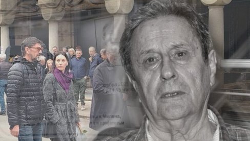 СЛОБОДА И ВОЈИН СТИГЛИ НА НОВО ГРОБЉЕ: Дошли да испрате свог великог пријатеља на вечни починак (ФОТО)