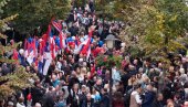 МОЋАН ВИДЕО ИЗ ЗЕМУНА: Подршка Србима са Косова и Метохије на скупу грађана против блокада (ВИДЕО)