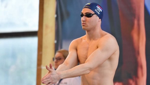РЕКОРД СРБИЈЕ НИКОЛЕ АЋИНА: Сјајан резултат пливача Пролетера