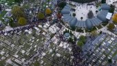 SAHRANJEN HALID BEŠLIĆ: Pogledajte kako je izgledao poslednji ispraćaj Halida Bešlića iz vazduha (VIDEO)