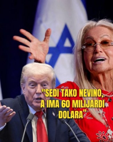 МИРИЈАМ УСТАНИ, ПОГЛЕДАЈ ЈЕ СВЕТЕ Ко је жена на коју је Трамп уперио прстом: Седи тако невино, а има 60 милијарди долара