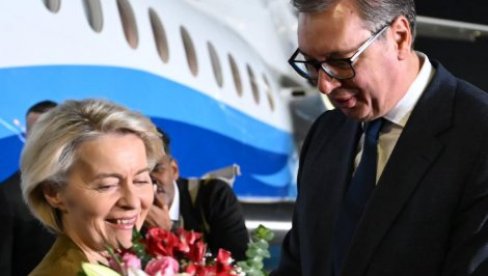 URSULA FON DER LAJEN U ZVANIČNOJ POSETI SRBIJI: Važni razgovori sa predsednikom Vučićem URSULA FON DER LAJEN U ZVANIČNOJ POSETI SRBIJI: Važni razgovori sa predsednikom Vučićem