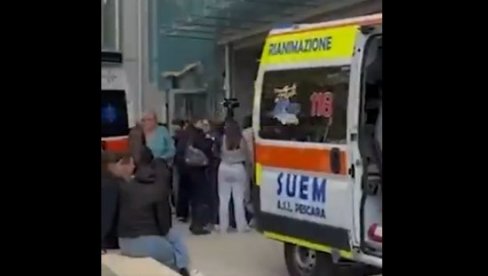 EVAKUISANO VIŠE OD 1.000 UČENIKA! Nepoznata supstanca u vazduhu, došlo do trovanja đaka u Italiji (FOTO/VIDEO)