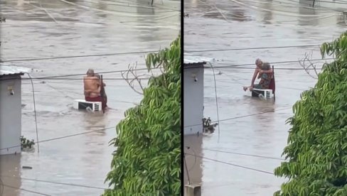 U SMRT ILI ŽIVOT - SAMO DA SMO ZAJEDNO: Baka i deka noć proveli na krovu kuće - on otplivao s njom na leđima (VIDEO) U SMRT ILI ŽIVOT - SAMO DA SMO ZAJEDNO: Baka i deka noć proveli na krovu kuće - on otplivao s njom na leđima (VIDEO)