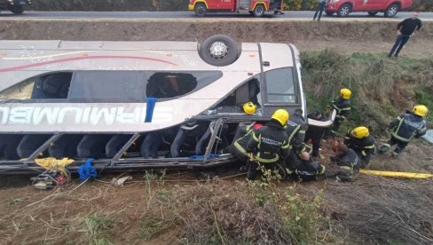 MUP KONTROLISAO FIRMU, ČIJI SE AUTOBUS PREVRNUO KOD SREMSKE MITROVICE: Otkrivena 67 prekršaja MUP KONTROLISAO FIRMU, ČIJI SE AUTOBUS PREVRNUO KOD SREMSKE MITROVICE: Otkrivena 67 prekršaja