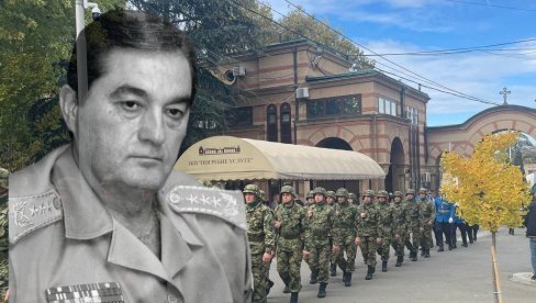 POSLENJI POZDRAV GENERALU: Vojska, porodica i poštovaoci ispraćaju Nebojšu Pavkovića