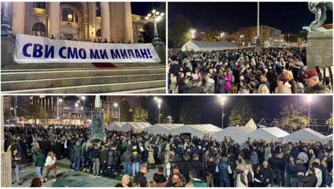VUČIĆ U ĆACILENDU NAKON TERORISTIČKOG AKTA KOJI JE IZVRŠIO BLOKADER: Svi smo mi Milan