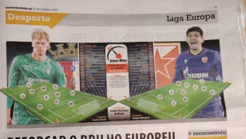 ESTRELJA ROHA! Portugalci prognoziraju: Biće tesno protiv Zvezde ESTRELJA ROHA! Portugalci prognoziraju: Biće tesno protiv Zvezde