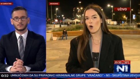 REPORTERKA N1 ODUŠEVLJENA BROJEM PODRŽAVALACA VUČIĆA: Zaista se skupio veliki broj ljudi ispred Skupštine i upravo skandiraju ACO, SRBINE REPORTERKA N1 ODUŠEVLJENA BROJEM PODRŽAVALACA VUČIĆA: Zaista se skupio veliki broj ljudi ispred Skupštine i upravo skandiraju ACO, SRBINE