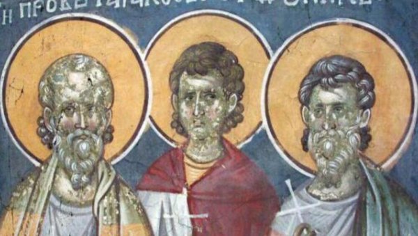ДО ПОНОЋИ ОБАВЕЗНО УРАДИТЕ ОВО: Сутра славимо три света мученика, два обичаја их прати ДО ПОНОЋИ ОБАВЕЗНО УРАДИТЕ ОВО: Сутра славимо три света мученика, два обичаја их прати
