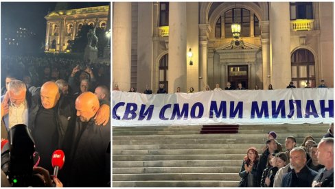 SVI SMO MI MILAN: Veličanstven doček za heroja kog je upucao blokader u Ćacilendu (FOTO/VIDEO) SVI SMO MI MILAN: Veličanstven doček za heroja kog je upucao blokader u Ćacilendu (FOTO/VIDEO)