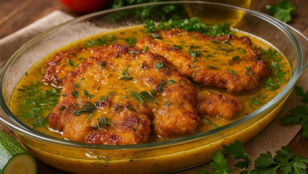 ПЕЧЕНИ СВИЊСКИ КОТЛЕТИ У СОСУ: Нежно, сочно и ароматично ПЕЧЕНИ СВИЊСКИ КОТЛЕТИ У СОСУ: Нежно, сочно и ароматично