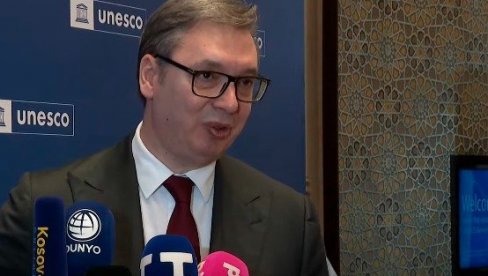 TAKMIČIMO SE PROTIV NAJMOĆNIJIH SILA SVETA KOJE NAM OTIMAJU TERITORIJU Vučić: Nastavićemo svoju borbu za očuvanje Srbije u njenim granicama