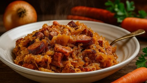 BIGOS: Poljski kupus u sosu od mesa i začina BIGOS: Poljski kupus u sosu od mesa i začina